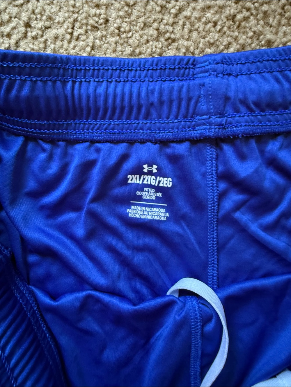 Under Armour Royal Blue men’s Athletic Shorts